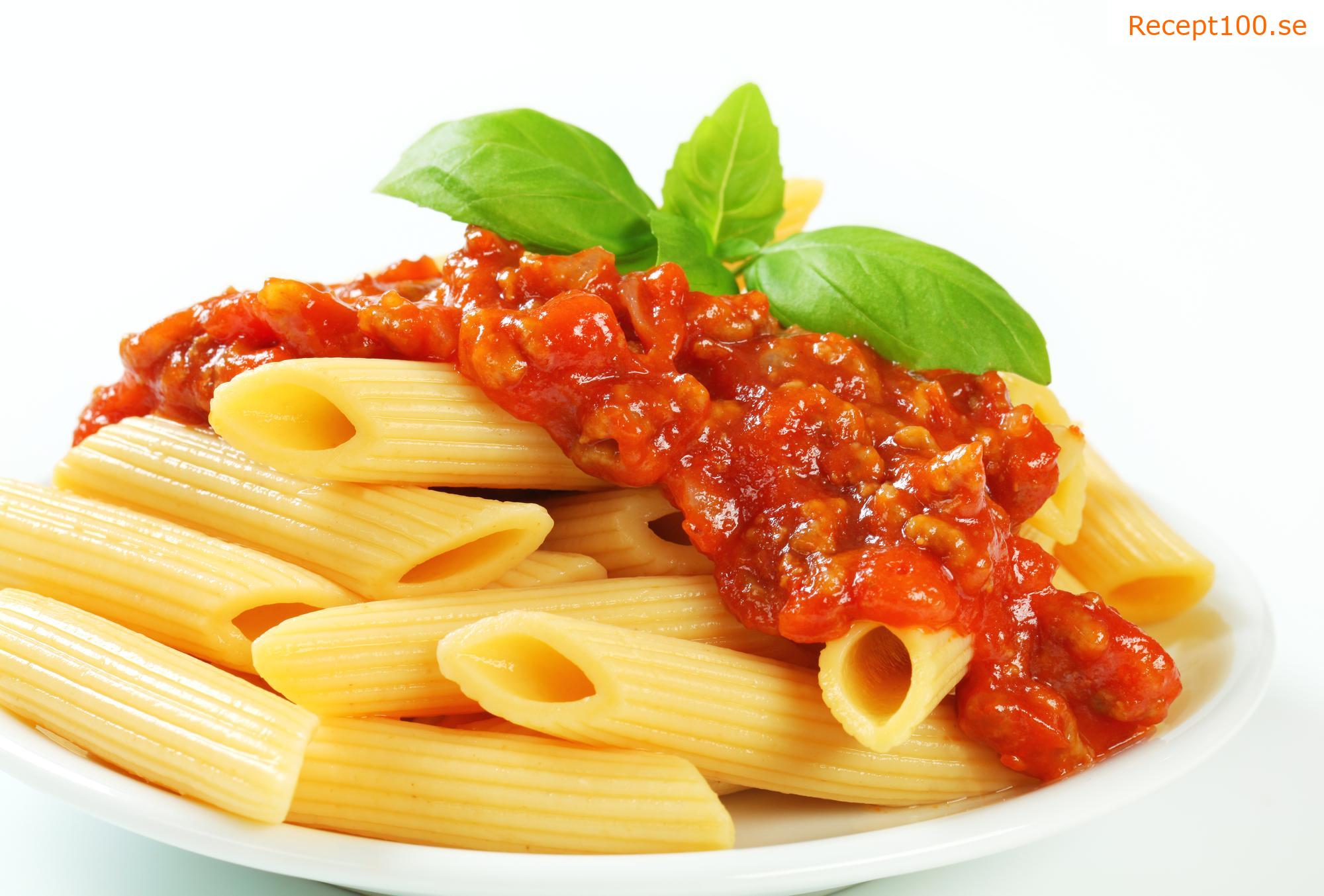 Champinjonsås - till pasta