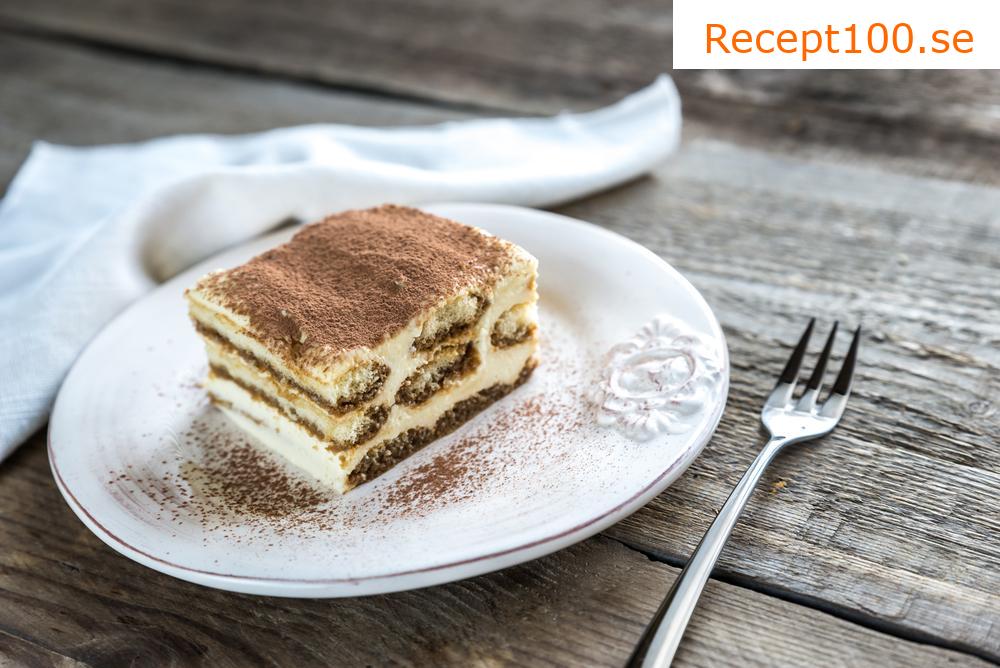 Enkel tiramisu utan ägg