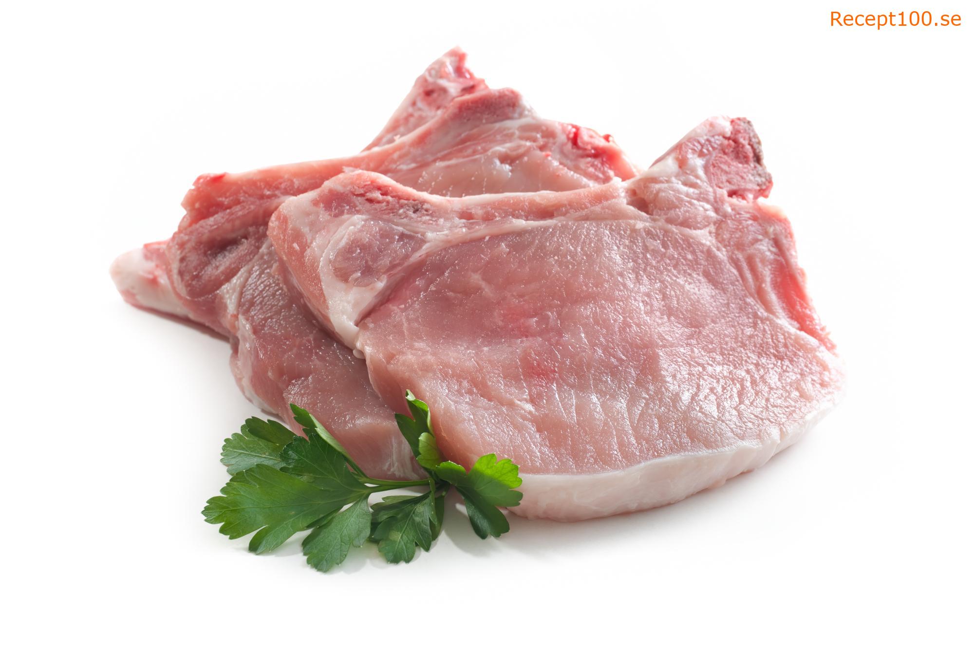 Grillade fläskkotletter