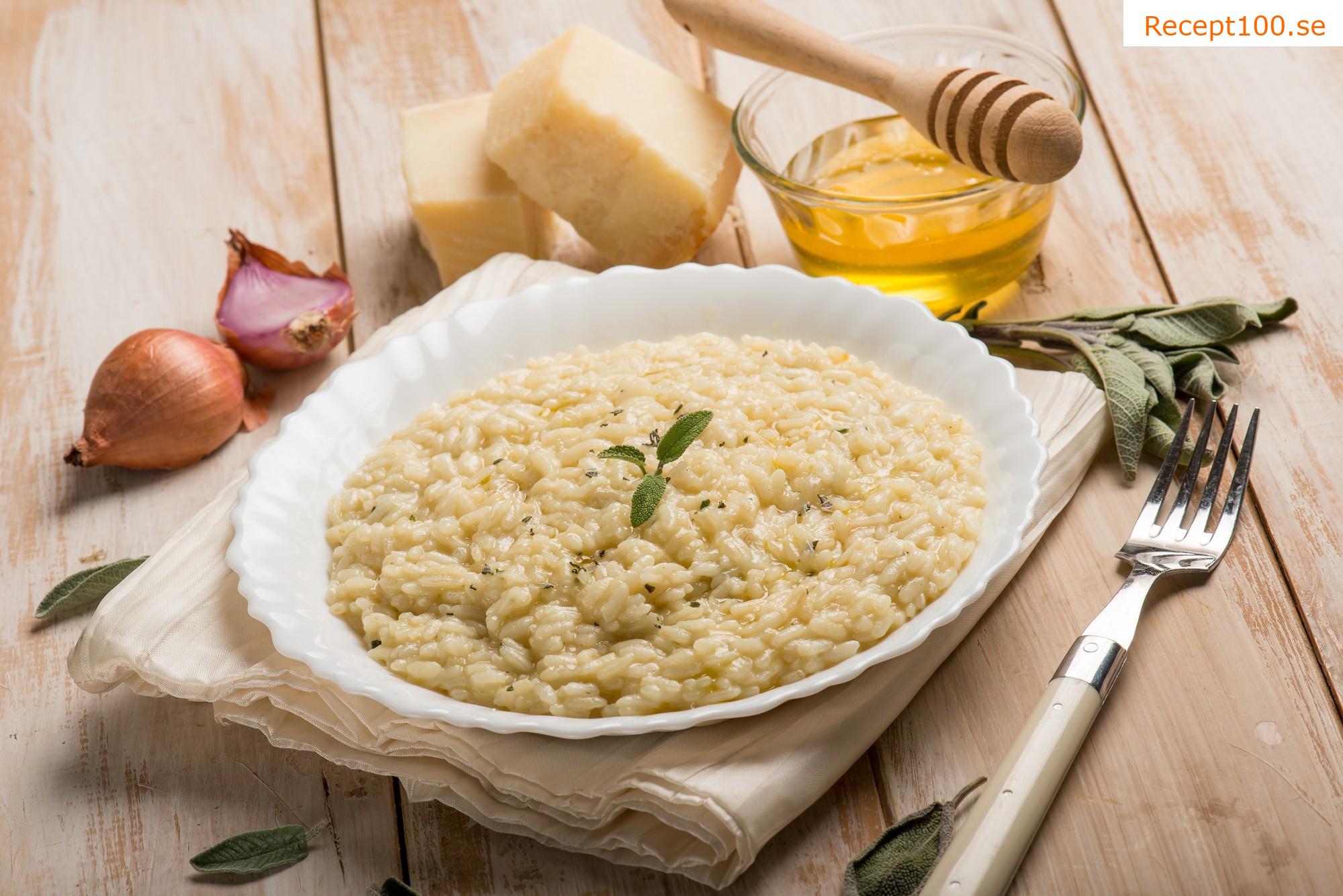 Italiensk krämig risotto