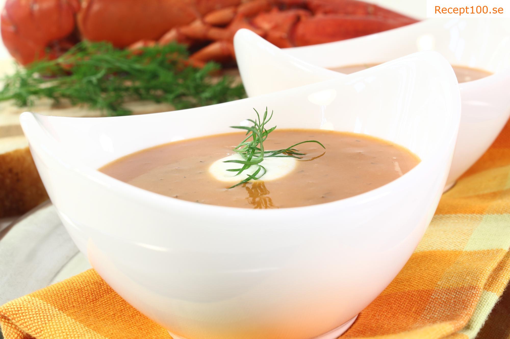 Krämsoppa med bönor och dill