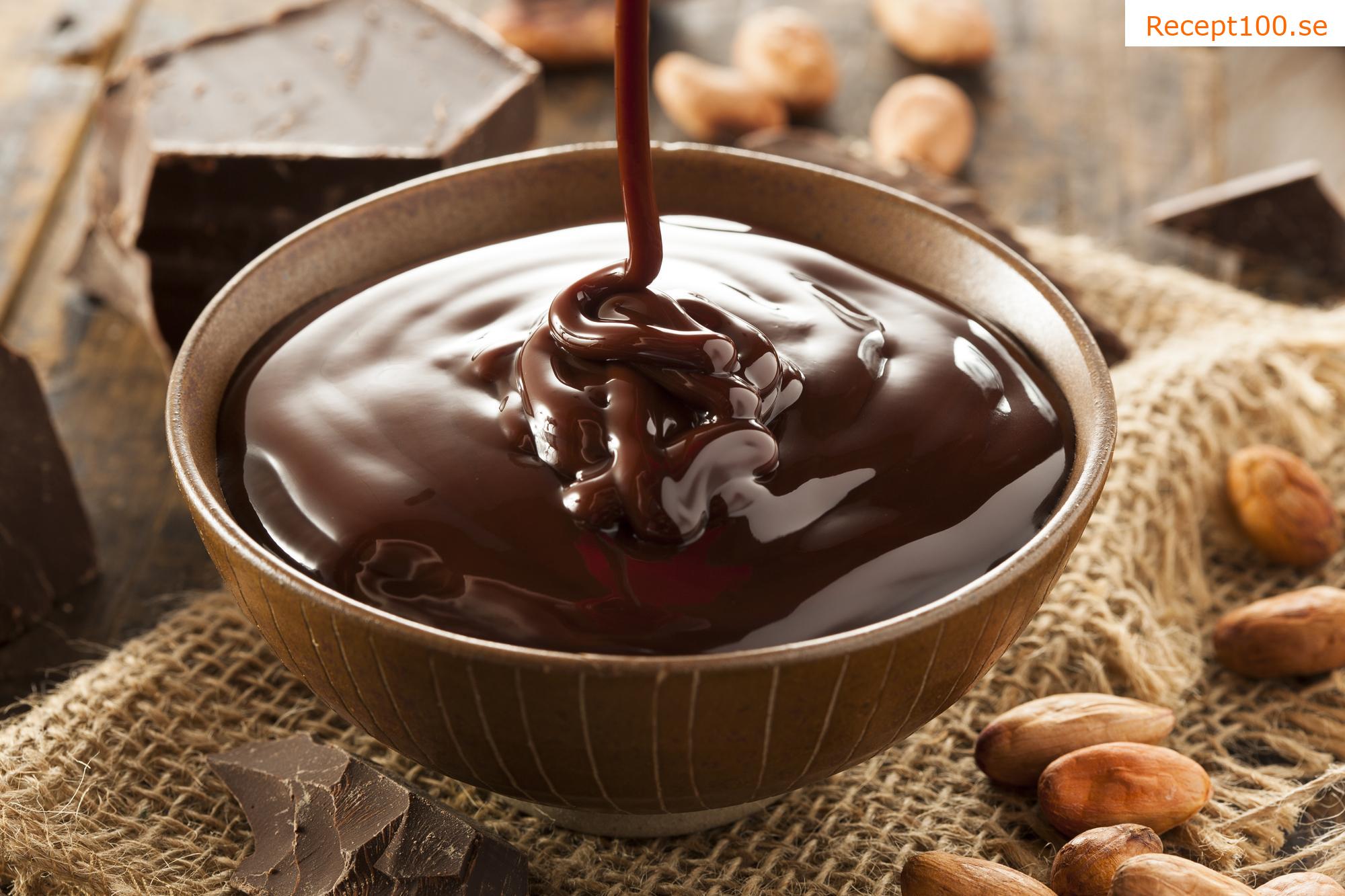 Kyckling med chokladsås