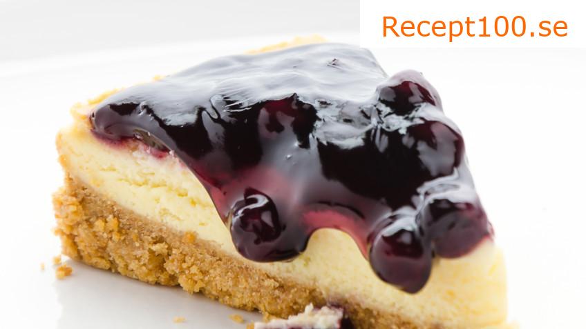 Lätt och läcker cheesecake med blåbär enligt Lisa