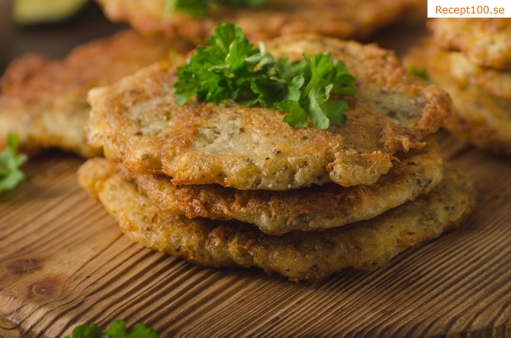 Potatispannkakor med kål