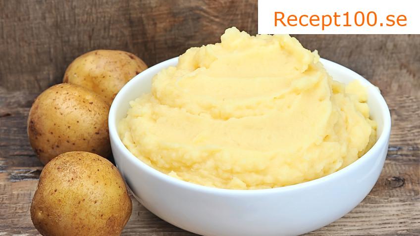 Smetanskat potatispuré med sötpotatis