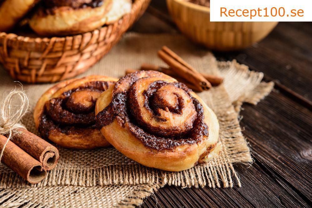 Smör - kanelbullar med hjälp av en stavmixer