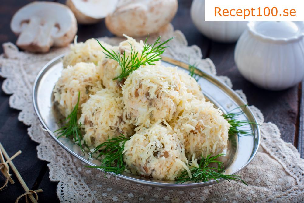 Soppa med svampdumplings
