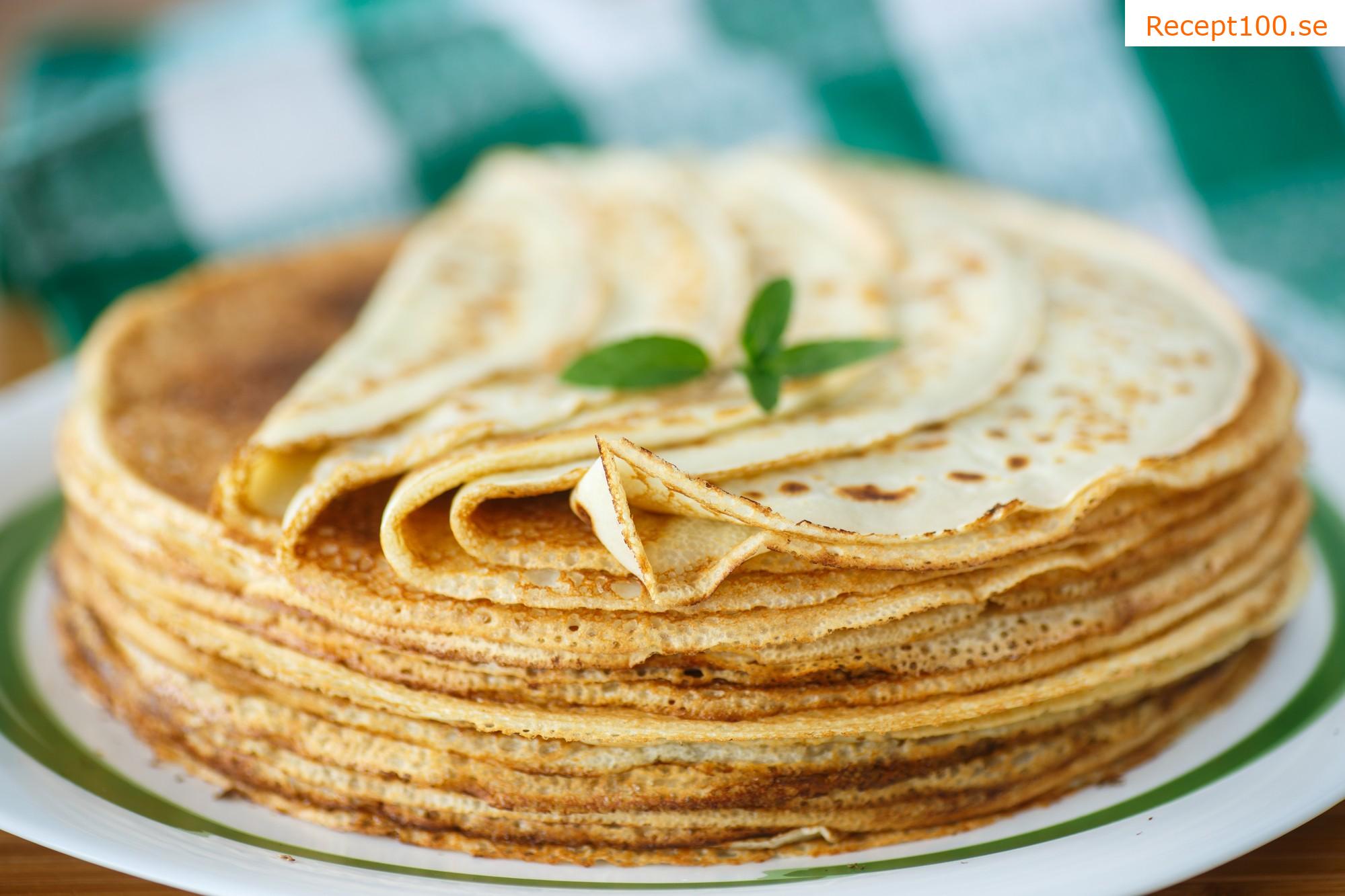 Tjeckiska pannkakor som mormor gör