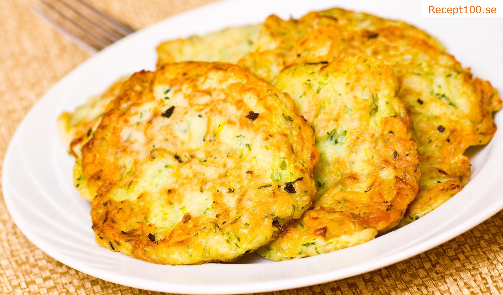 Zucchini i ostpanering - ugnsbakad