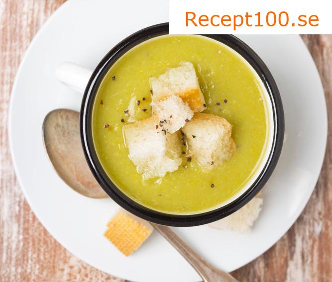 Zucchini krämig soppa