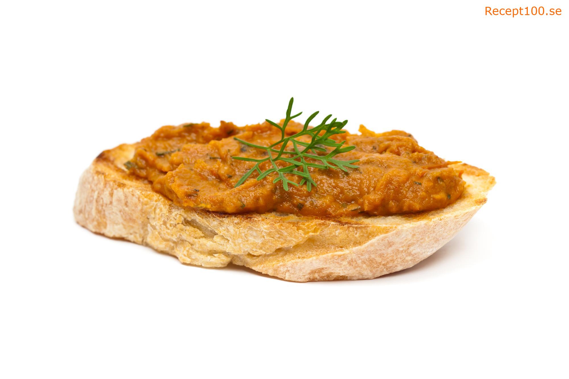 Zucchiniröra för toast